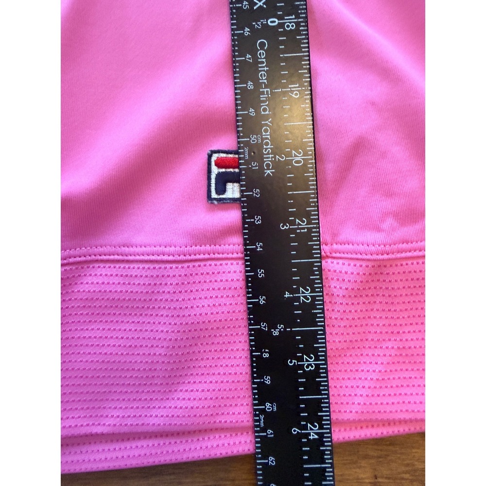 Fila Athletic Top Women Medium Pink Polyester Spandex Sporty 3/4 Atheletic - Picture 5 of 6